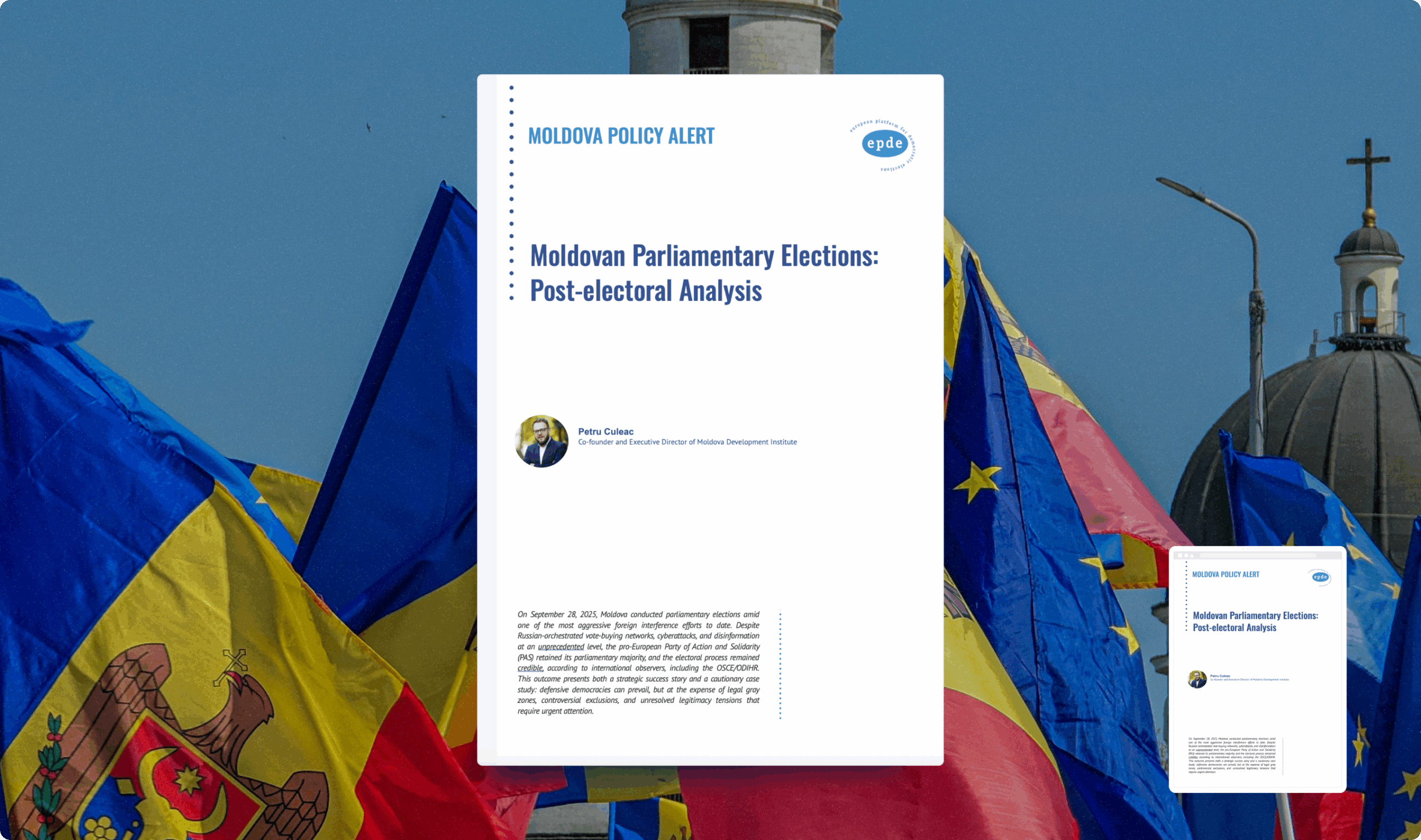 Moldova Policy Alert III